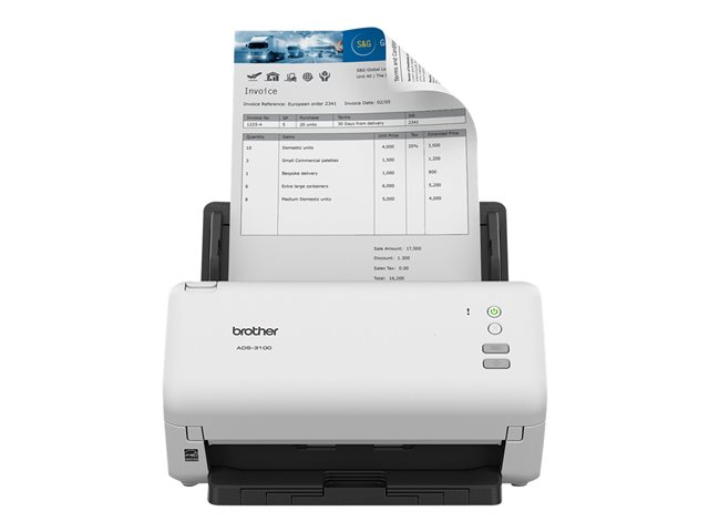 Brother Escaner ADS-3100 Dual 40/80ipm USB 3.0 ADF
