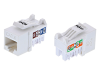 Nexxt Keystone Jack Cat6 Blanco | Conector Red 110 Type Fácil