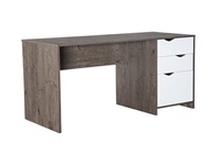 Xtech Desks - Xtech Desk Sgl Lvl w/drawers and cabinet with