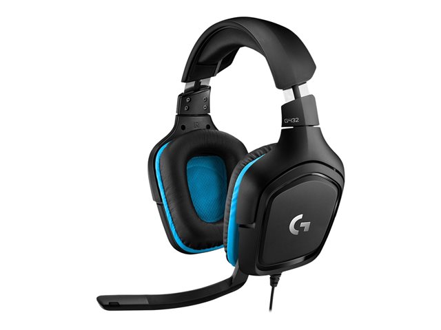 Logitech audifonos Gaming G432 alambrico sonido 7.1 20Hz-20kHz