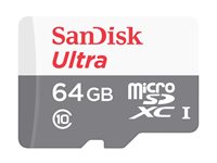SanDisk Memoria MicroSD - MIcroSDXC 64gb ULTRA w/adap USH-1