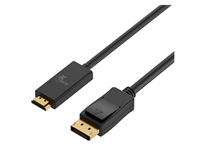 Xtech Cable - Xtech cable Dis Pt m to HDMI m 3m black XTC-35