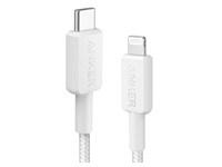 Anker 322 USB-C to Lightning Cable 3ft Braided White