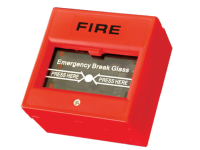 HIK Cristal de rotura de emergencia Rojo - Etiqueta Fire