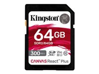 Kingston Flash Memory Cards - KNG 64GB SD Canvas React Plus