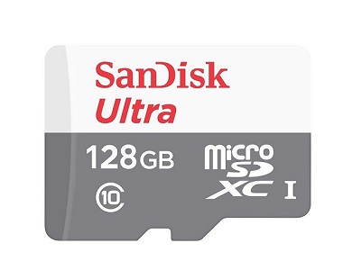 SanDisk Memoria MicroSD - 128GB ULTRA MicroSDHC/XC UHS-I Car