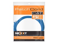 Cable Red Nexxt Cat5e UTP 3m Azul | Conexión Rápida y Segura