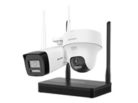 HIK 2MP H.265 One bullet + One turret WiFi NVS Kit